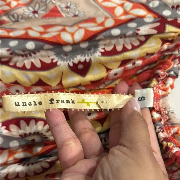 Uncle Frank Size S, Vibrant Multicolor Women's Dress - Picture 4 of 5